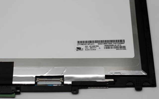 Alt view image 3 of 5 - 14" Lcd Touch Screen Assembly For Lenovo ThinkPad X1 Yoga 3rd Gen