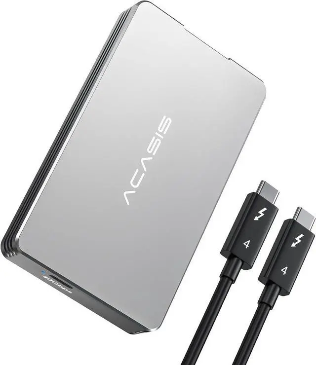 Main image of 40Gbps M.2 NVMe SSD Enclosure, Tool Free Installation, TBU 401 for M1 M2 Pro/Max,Compatible with thunderbolt3/4,USB4/3.2/3.1/3.0/2.0, Support SSD Size 2280 B+M M-Key (TBU401)