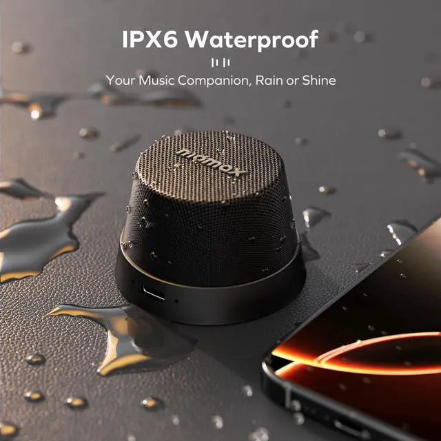 Alt view image 5 of 6 - MOMAX Magnetic Phone Stand Wirelwss Speaker - Portable Mini Wireless Speaker Cellphone Holder with Premium Metallic Finish, Strong Magnet for iPhone/Travel/Home/Office/Car