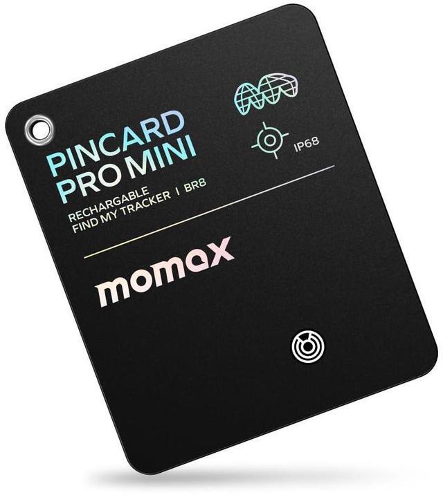 Main image of Momax Rechargeable Wireless Tracker,  iOS Only, Key Finder IP68 Waterproof, Up to 328ft Range, Smart Tracking Tag for Keys, Bags, Luggage, Wallet and More, Mini Size