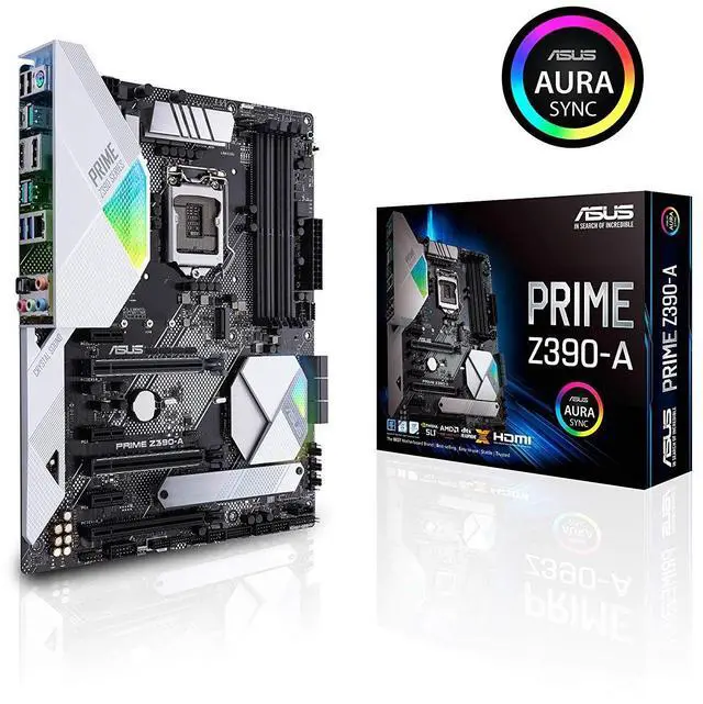 Alt view image 5 of 8 - ASUS Prime Z390-A LGA 1151 (300 Series) Intel Z390 HDMI SATA 6Gb/s USB 3.1 ATX Intel Motherboard