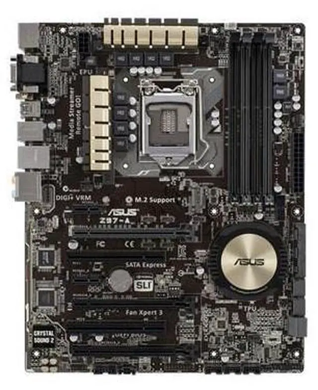 Alt view image 14 of 14 - ASUS Z97-A Z97 ATX Motherboard LGA 1150 Intel Gen 4 & 5 M.2 SLI A