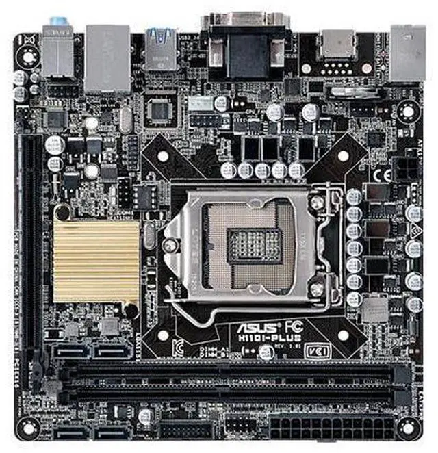 Alt view image 5 of 8 - ASUS H110I-PLUS LGA 1151 Intel H110 HDMI SATA 6Gb/s USB 3.0 Mini ITX Intel Motherboard
