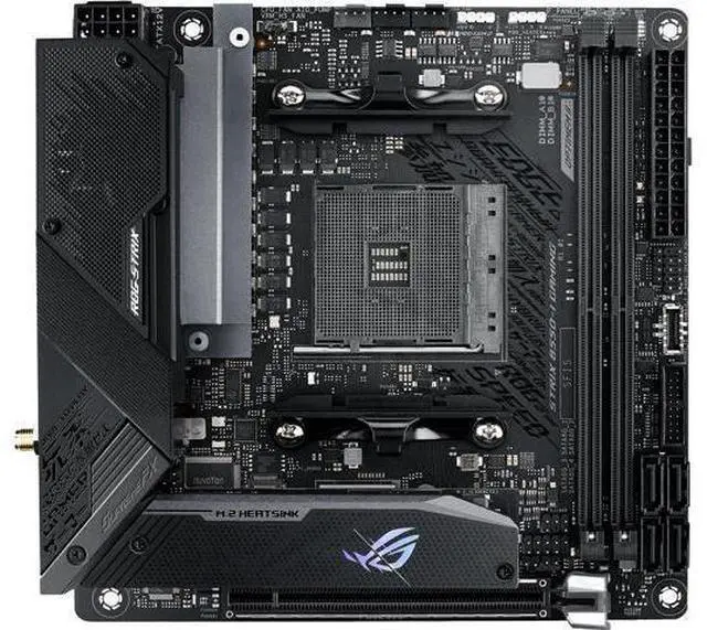 Alt view image 9 of 14 - ASUS ROG STRIX B550-I GAMING AM4 AMD B550 SATA 6Gb/s Mini ITX AMD Motherboard