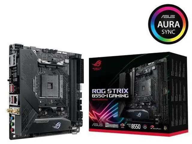 Alt view image 14 of 14 - ASUS ROG STRIX B550-I GAMING AM4 AMD B550 SATA 6Gb/s Mini ITX AMD Motherboard