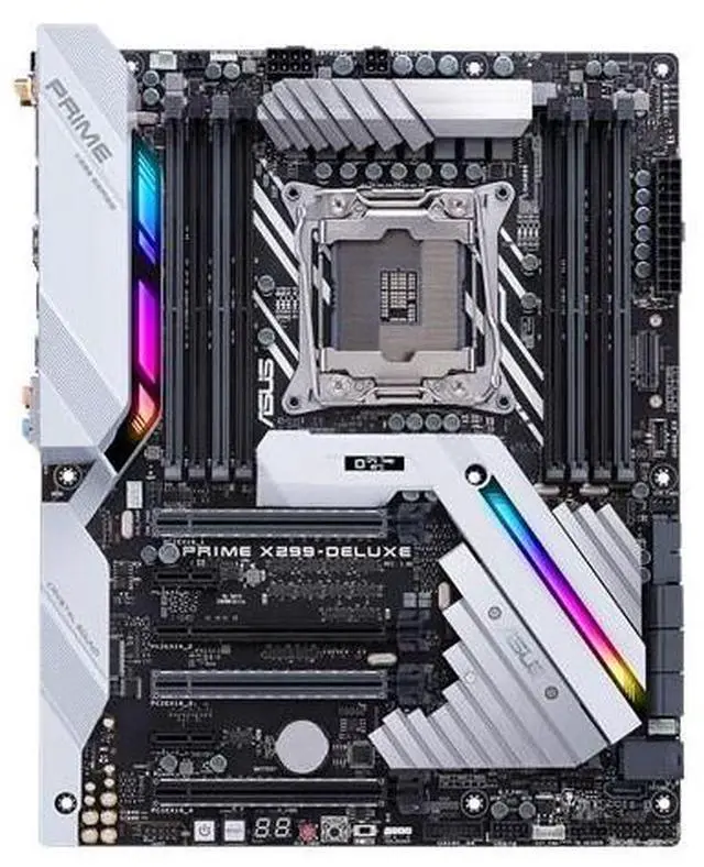 Alt view image 4 of 6 - ASUS PRIME X299-DELUXE Intel LGA X299 2066 ATX M.2 Desktop Motherboard B