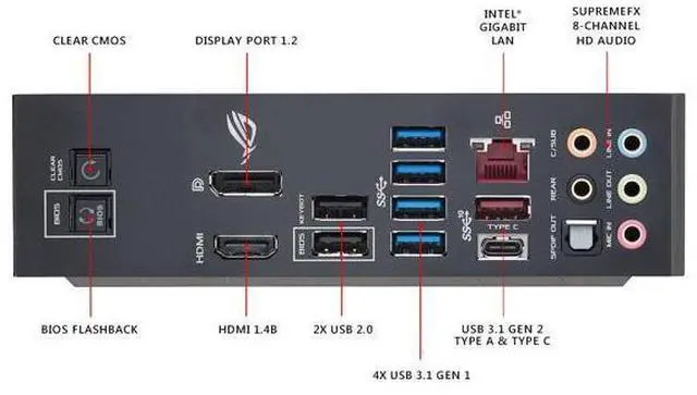 Alt view image 10 of 13 - ASUS ROG Maximus X Hero LGA 1151 (300 Series) Intel Z370 HDMI SATA 6Gb/s USB 3.1 ATX Intel Motherboard