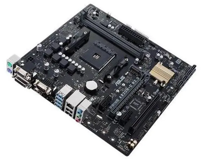 Alt view image 9 of 10 - ASUS PRIME A320M-C R2.0 AMD Socket A320 AM4 MicroATX M.2 Desktop Motherboard B