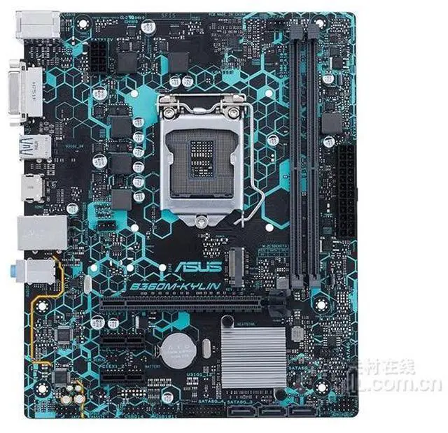 Alt view image 4 of 6 - ASUS B360M-KYLIN LGA 1151 DDR4 32GB Micro ATX Motherboard