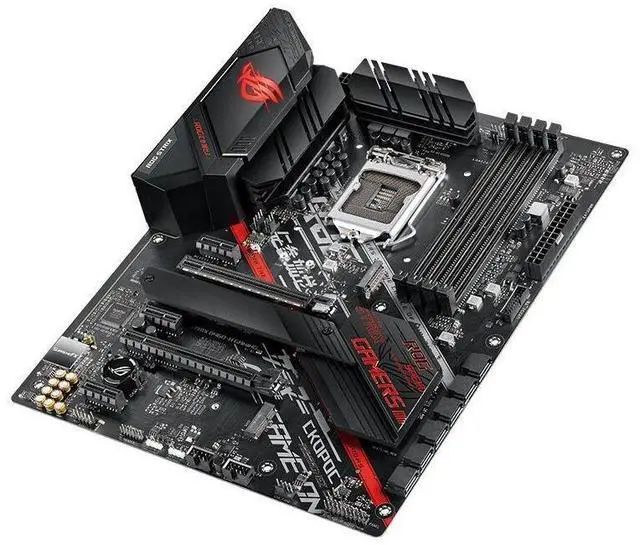 Alt view image 7 of 8 - ASUS ROG STRIX B460-H GAMING LGA 1200 DDR4 128GB ATX Motherboard