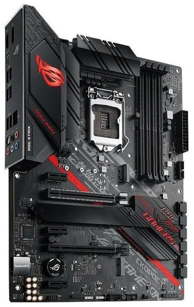 Alt view image 5 of 8 - ASUS ROG STRIX B460-H GAMING LGA 1200 DDR4 128GB ATX Motherboard