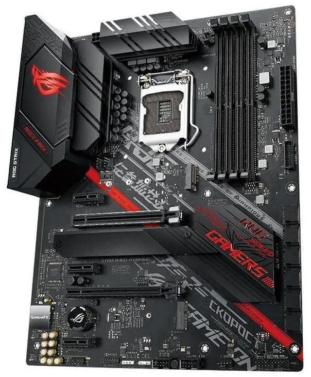 Alt view image 6 of 8 - ASUS ROG STRIX B460-H GAMING LGA 1200 DDR4 128GB ATX Motherboard