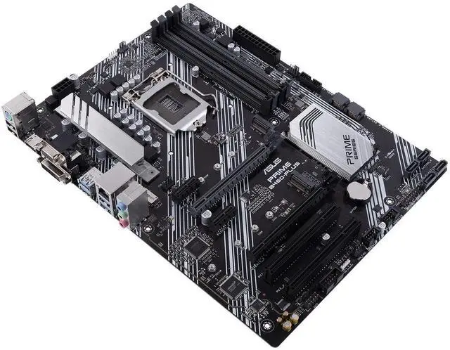 Alt view image 8 of 9 - ASUS PRIME B460-PLUS Intel B460 1200 LGA ATX M.2 Desktop Motherboard B