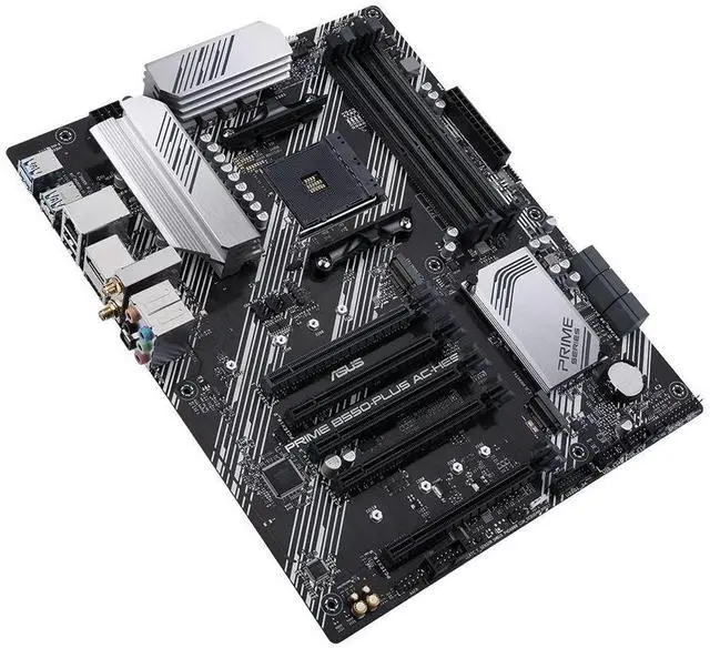 Alt view image 7 of 8 - ASUS ASUS PRIME B550-PLUS AC-HES AMD Socket AM4 AMD B550 ATX M.2 Desktop Motherboard A