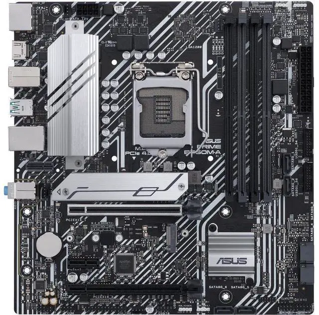 Alt view image 7 of 8 - ASUS PRIME B560M-A LGA 1200 Intel B560 SATA 6Gb/s Micro ATX Intel Motherboard