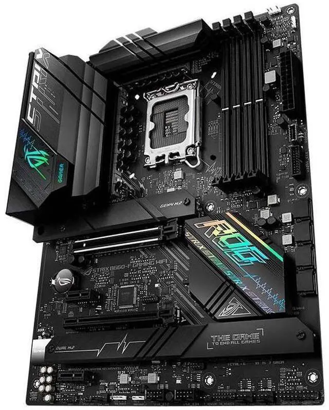 Alt view image 5 of 6 - ASUS ROG STRIX B660-F GAMING WIFI LGA 1700 DDR5 192GB ATX Motherboard