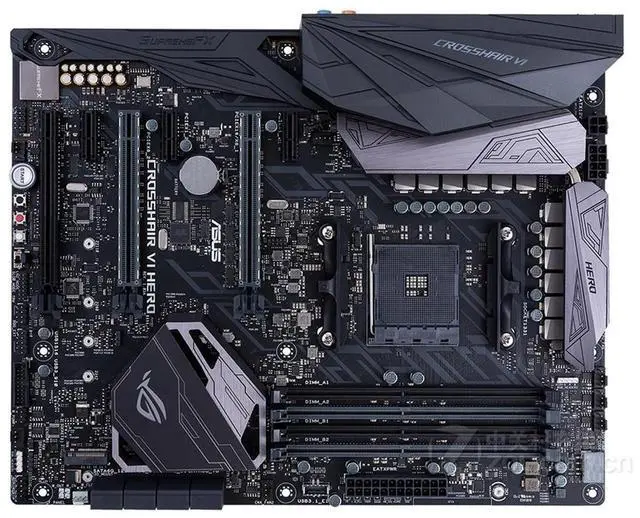 Alt view image 7 of 7 - ASUS ROG CROSSHAIR VI HERO Socket AM4 DDR4 64GB ATX Motherboard