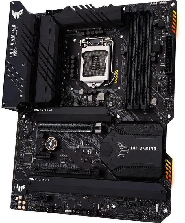 Alt view image 6 of 8 - ASUS TUF GAMING Z590-PLUS Intel Z590 1200 LGA ATX M.2 Desktop Motherboard A