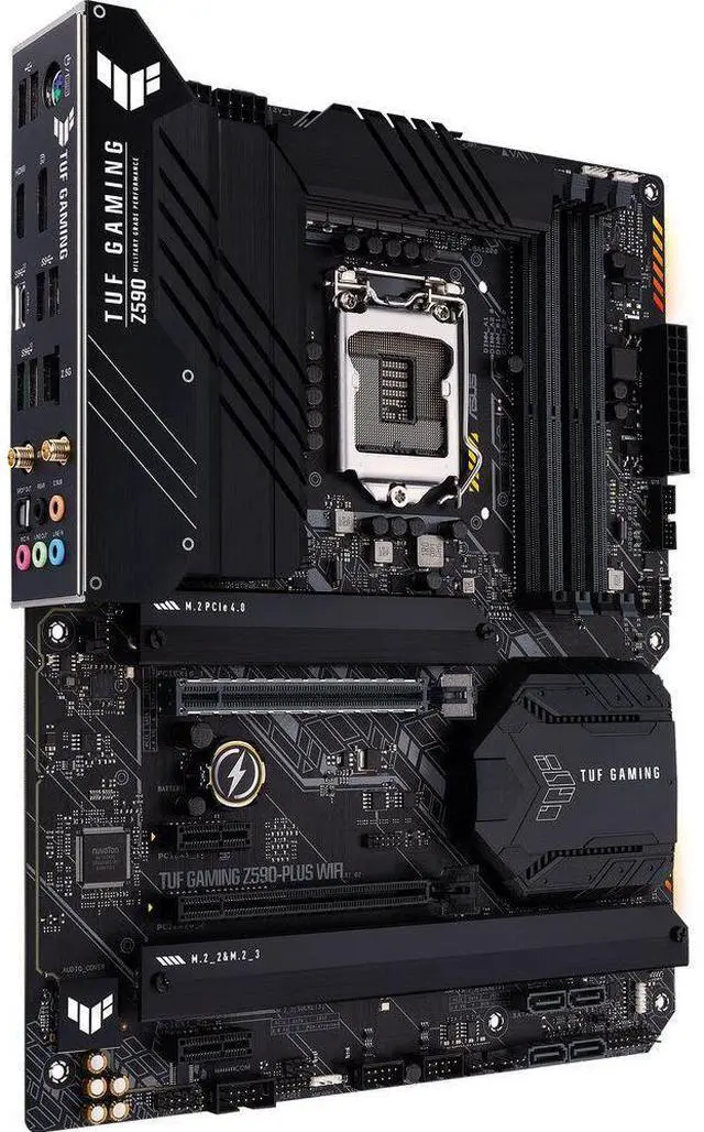 Alt view image 7 of 8 - ASUS TUF GAMING Z590-PLUS Intel Z590 1200 LGA ATX M.2 Desktop Motherboard A