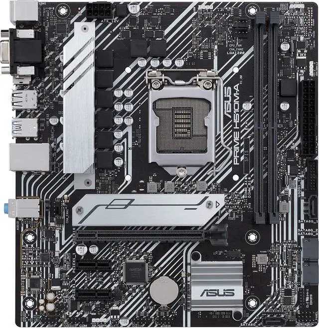 Alt view image 5 of 7 - ASUS PRIME H510M-A LGA 1200 Intel H510 MicroATX M.2 Desktop Motherboard B
