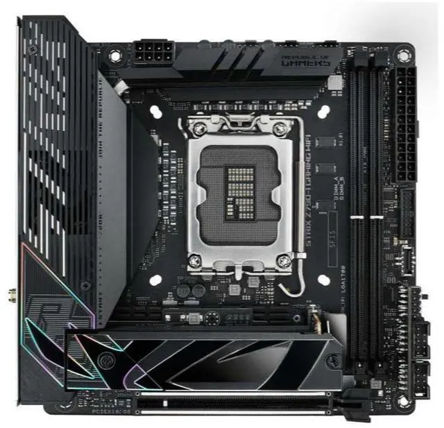 Alt view image 5 of 10 - ASUS ROG STRIX Z790-I GAMING WIFI LGA 1700 DDR5 96GB Mini-ITX Motherboard