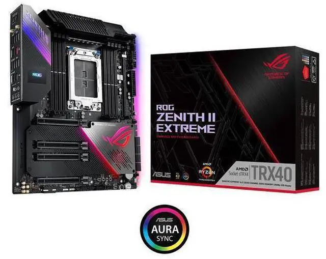 Alt view image 6 of 10 - ASUS ROG ZENITH II EXTREME sTRX4 AMD TRX40 SATA 6Gb/s Extended ATX AMD Motherboard-OEM