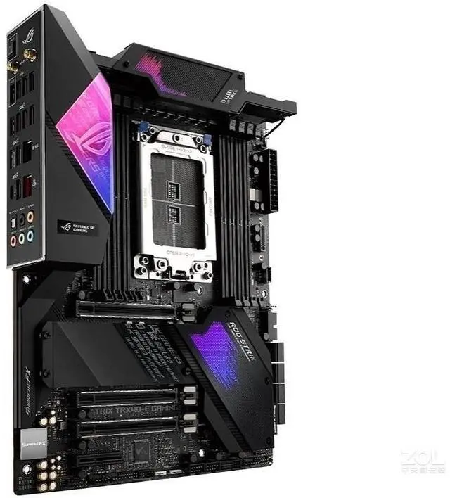 Alt view image 14 of 14 - ASUS ROG STRIX TRX40-XE GAMING sTRX4 AMD TRX40 SATA 6Gb/s ATX AMD Motherboard