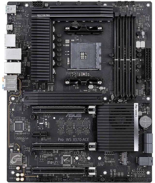 Alt view image 6 of 8 - ASUS PRO WS X570-ACE AMD Socket X570 AM4 ATX M.2 Desktop Motherboard B