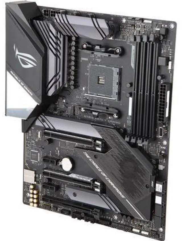 Alt view image 8 of 9 - ASUS AMD AM4 ROG Strix X570-F Gaming ATX Motherboard with PCIe 4.0, Dual M.2, SATA 6Gb/s, USB 3.2 Gen 2