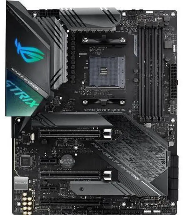 Alt view image 7 of 9 - ASUS AMD AM4 ROG Strix X570-F Gaming ATX Motherboard with PCIe 4.0, Dual M.2, SATA 6Gb/s, USB 3.2 Gen 2