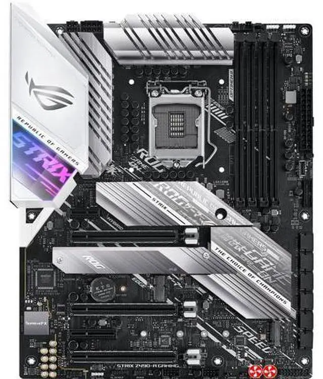 Alt view image 8 of 11 - ASUS ROG STRIX Z490-A GAMING LGA 1200 (Intel 10th Gen) Intel Z490 SATA 6Gb/s ATX Intel Motherboard (12+2 Power Stages, DDR4 4600, Intel 2.5Gb Ethernet, USB 3.2 Gen 2, AURA Sync)