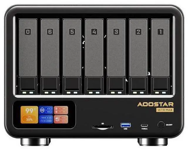 Main image of AOOSTAR WTR MAX INTEL 1235U 11 Bay NAS Mini PC