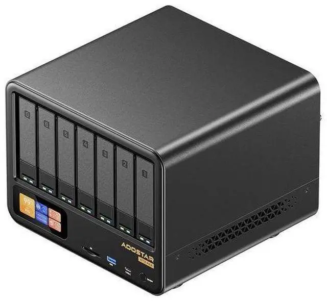 Alt view image 2 of 4 - AOOSTAR WTR MAX INTEL 1235U 11 Bay NAS Mini PC