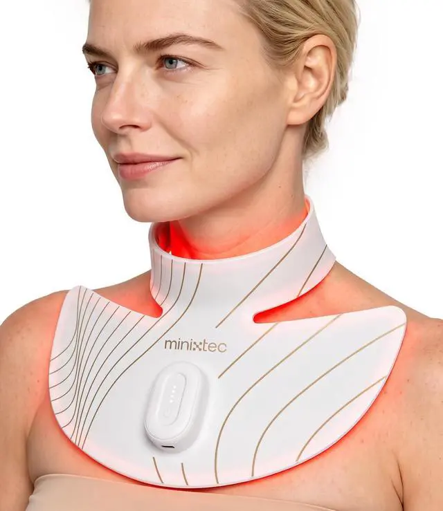 Main image of MINIXTEC Wireless LED Red Light Therapy for Neck, Chest & Back 850nm NIR
