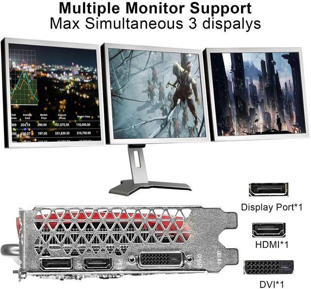 Alt view image 4 of 6 - ZER LON GeForce GTX 1660 Super 6GB Graphics Cards, GDRR6 192Bit PCIE 3.0X16 Computer Gaming Gpu, Dual Freeze Fans Video Card with HDMI/DP/DVI Ports Support 4K and 8K HD