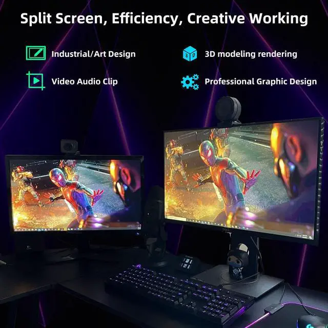 Alt view image 6 of 7 - ZER LON GeForce GT 1030 4G Low Profile Graphics Card, GDDR4 64Bit, HDMI/DVI Ports Support DirectX 12 Computer Gaming Video Card, Desktop GPU, Support 4K