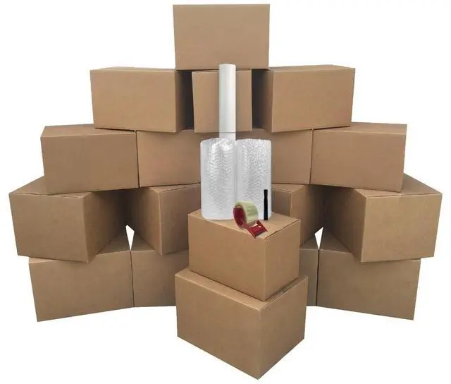 Main image of UBMOVE Basic Moving Boxes Kit #1 + Supplies 18 Moving Boxes, Bubble, & Tape