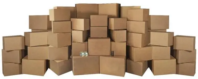 Main image of UBMOVE Moving Boxes 5 Room Economy Kit 52 Boxes, Plus Packing Supplies