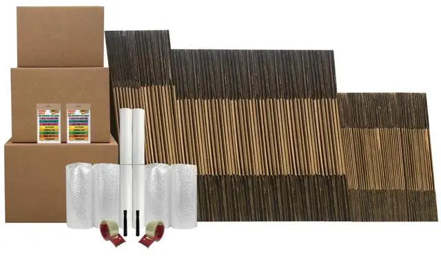 Main image of UBMOVE Smart Moving Box Kit 10 Room Kit 112 Bigger Moving Boxes, Bubble & More