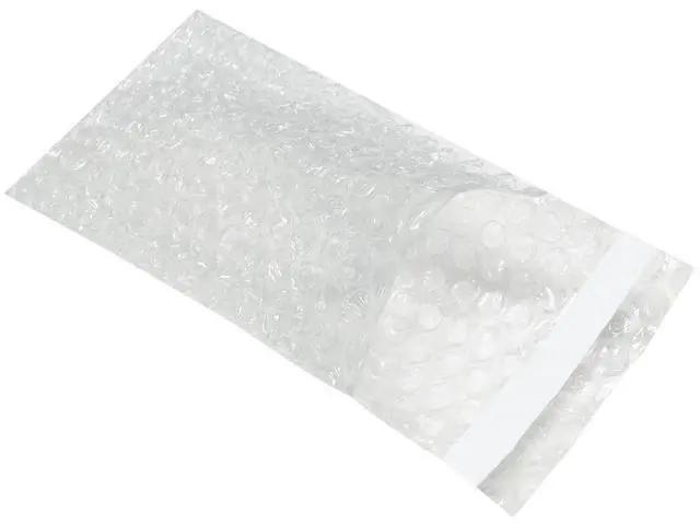 Main image of UOFFICE 250 Bubble Out Bags 4x7.5" - #2 Wrap Pouches Envelopes Self-Sealing