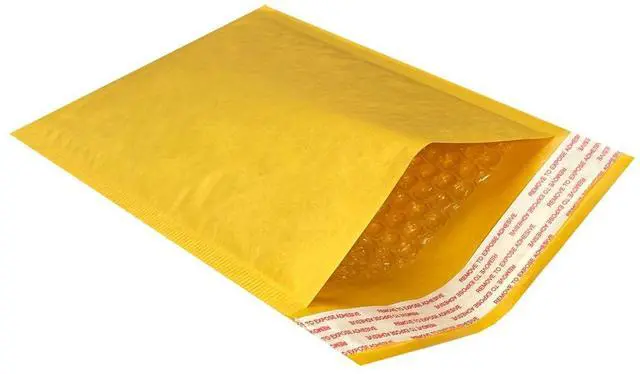 Main image of UOFFICE 75 Kraft Bubble Mailers 6.5x10" - #0 Self-Seal Padded Envelopes