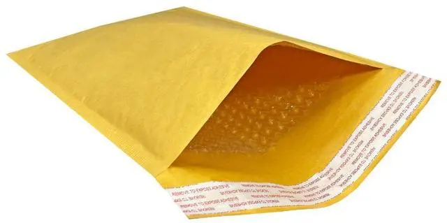 Main image of UOFFICE 25 Kraft Bubble Mailers 8.5x14.5" - #3 Self-Seal Padded Envelopes