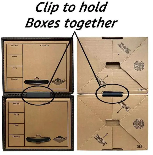 Alt view image 4 of 7 - UOFFICE Quick Stack Drawer File Boxes, 24" x 12.5" x 10.5", 2 Pack