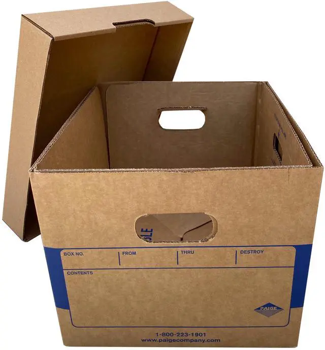 Alt view image 2 of 7 - UBMOVE File Storage Boxes 15" x 12" x 10" inches, 10 Pack