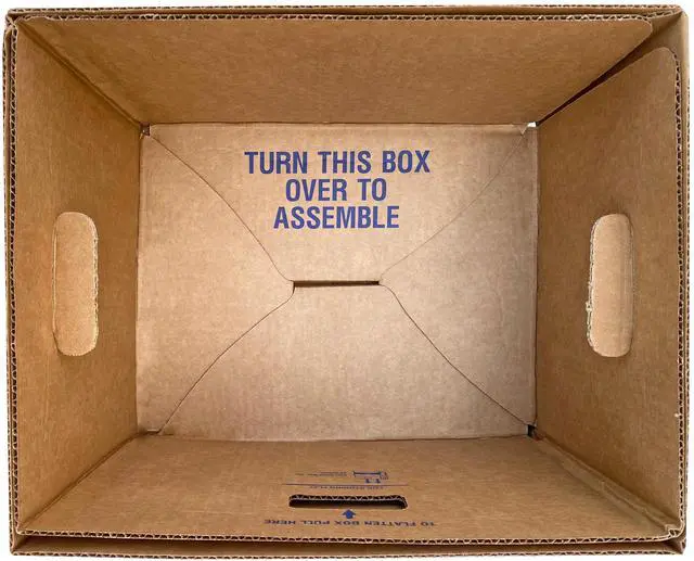 Alt view image 4 of 7 - UBMOVE File Moving Boxes 200# Strength, Small, 15 x 12 x 10 Inches, 6 Pack