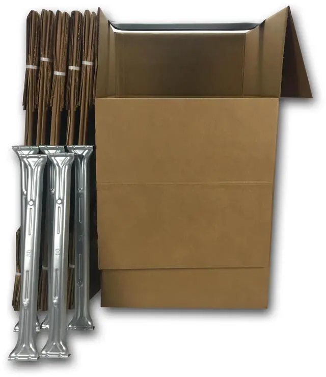 Alt view image 6 of 7 - UBMOVE Shorty Space Saving Wardrobe Moving Boxes (Bundle of 6) 20" x 20" x 34" Moving Boxes