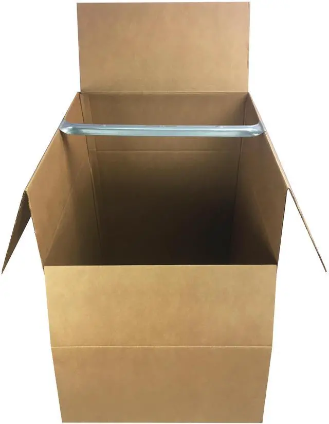Alt view image 7 of 7 - UBMOVE Shorty Space Saving Wardrobe Moving Boxes (Bundle of 6) 20" x 20" x 34" Moving Boxes