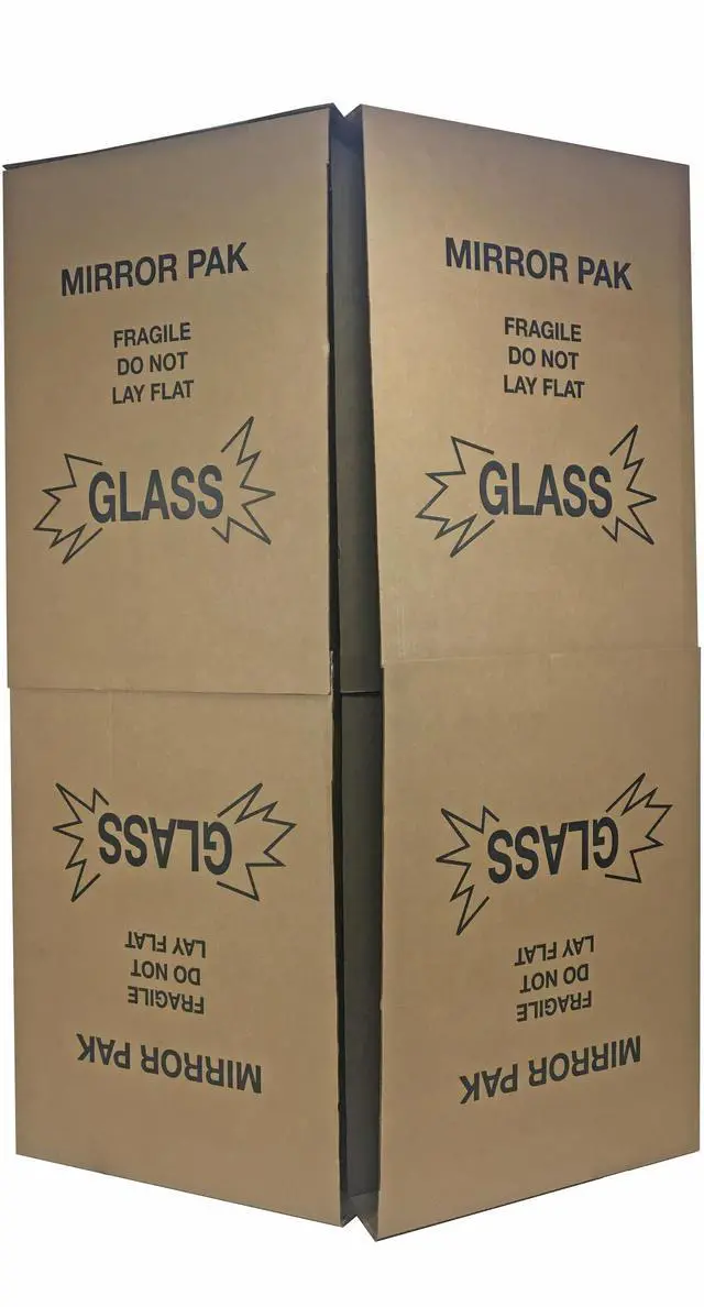 Alt view image 4 of 7 - UBMOVE Mirror & Picture Boxes for Moving 5 Sets Adjustable up to 30"x40"