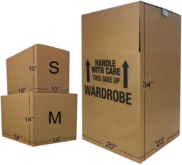Alt view image 3 of 7 - UBMOVE 3 Room Wardrobe Kit 36 Moving Boxes, Bubble Roll, & Moving Supplies