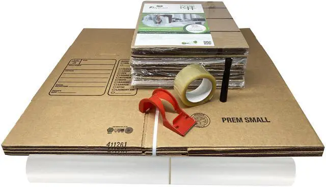 Alt view image 7 of 7 - UBMOVE Kitchen Moving Box & Supplies Kit #1 4 boxes with Dish/Glass Inserts